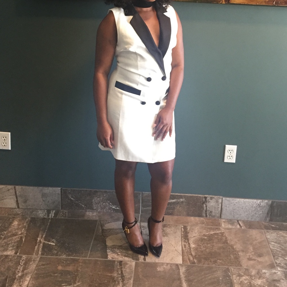 Tuxedo Dress